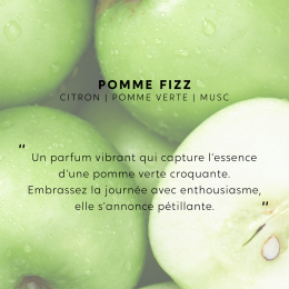 Bougie bijou Pomme Fizz My Jolie Candle et boucles acier dorées Bougie bijou Pomme Fizz My Jolie Candle et boucles acier dorées
