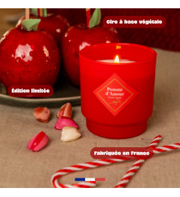 Bougie Pomme d’Amour, parfum gourmand édition limitée