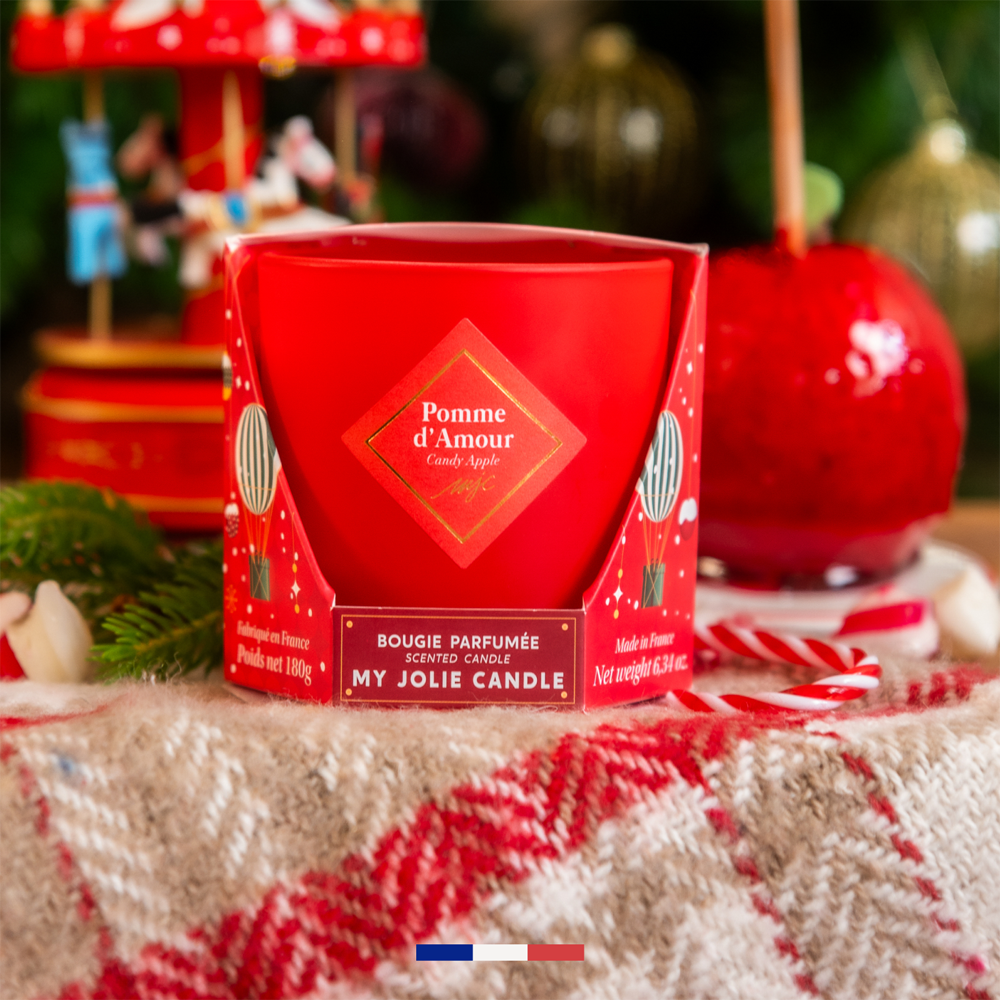Bougie senteur Pomme d'Amour - Les Bougies De Didine