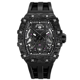 Montre Tsar Bomba automatique carbone noir TB8207CF01