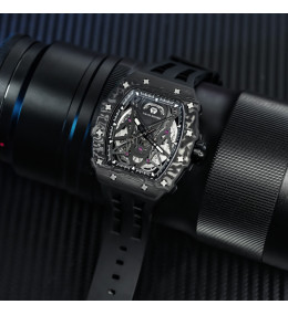 Montre Tsar Bomba automatique carbone noir TB8207CF01