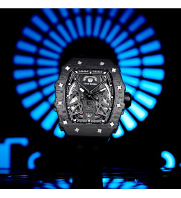 Montre Tsar Bomba automatique carbone noir TB8207CF01