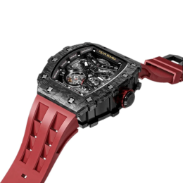 Montre automatique Tsar Bomba TB8209CF02 carbone rouge