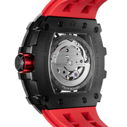 Montre automatique Tsar Bomba TB8209CF02 carbone rouge