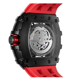 Montre automatique Tsar Bomba TB8209CF02 carbone rouge