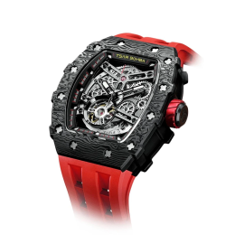 Montre automatique Tsar Bomba TB8209CF02 carbone rouge