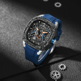 Montre Tsar Bomba Dark Master 5 automatique noir/bleu