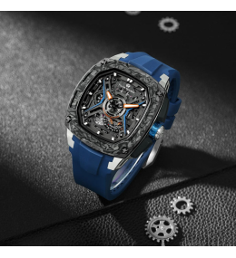 Montre Tsar Bomba Dark Master 5 automatique noir/bleu