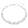 Collier Constella Swarovski Taille ronde, Blanc, Métal rhodié 5722472