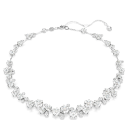 Collier Constella Swarovski Taille ronde, Blanc, Métal rhodié 5722472