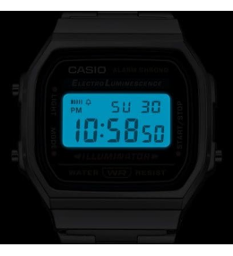 Montre Casio A168WA-1YES Iconic Vintage acier argenté