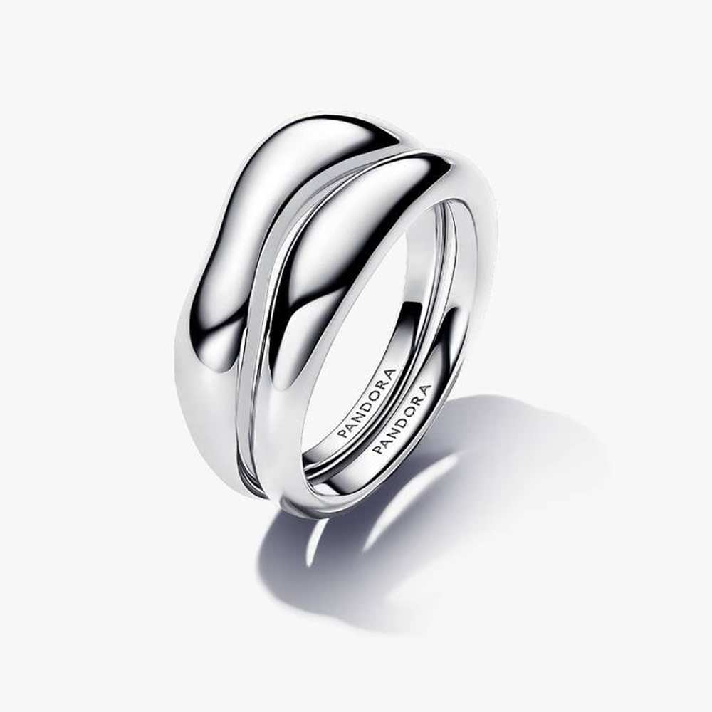 Bague Pandora argent forme organique 193264C00