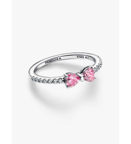Bague Pandora nœud rose argent 193510C01