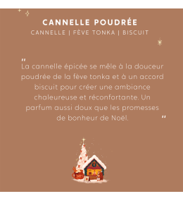 Bougie bijou My Jolie Candle Cannelle Poudrée 320163