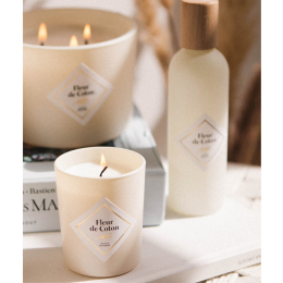 Bougie Fleur de Coton, Cire végétale My Jolie Candle