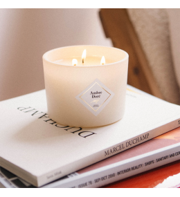 Grande bougie Ambre Doré, My Jolie Candle. Fabriquée en France