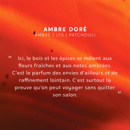 Grande bougie Ambre Doré, My Jolie Candle. Fabriquée en France