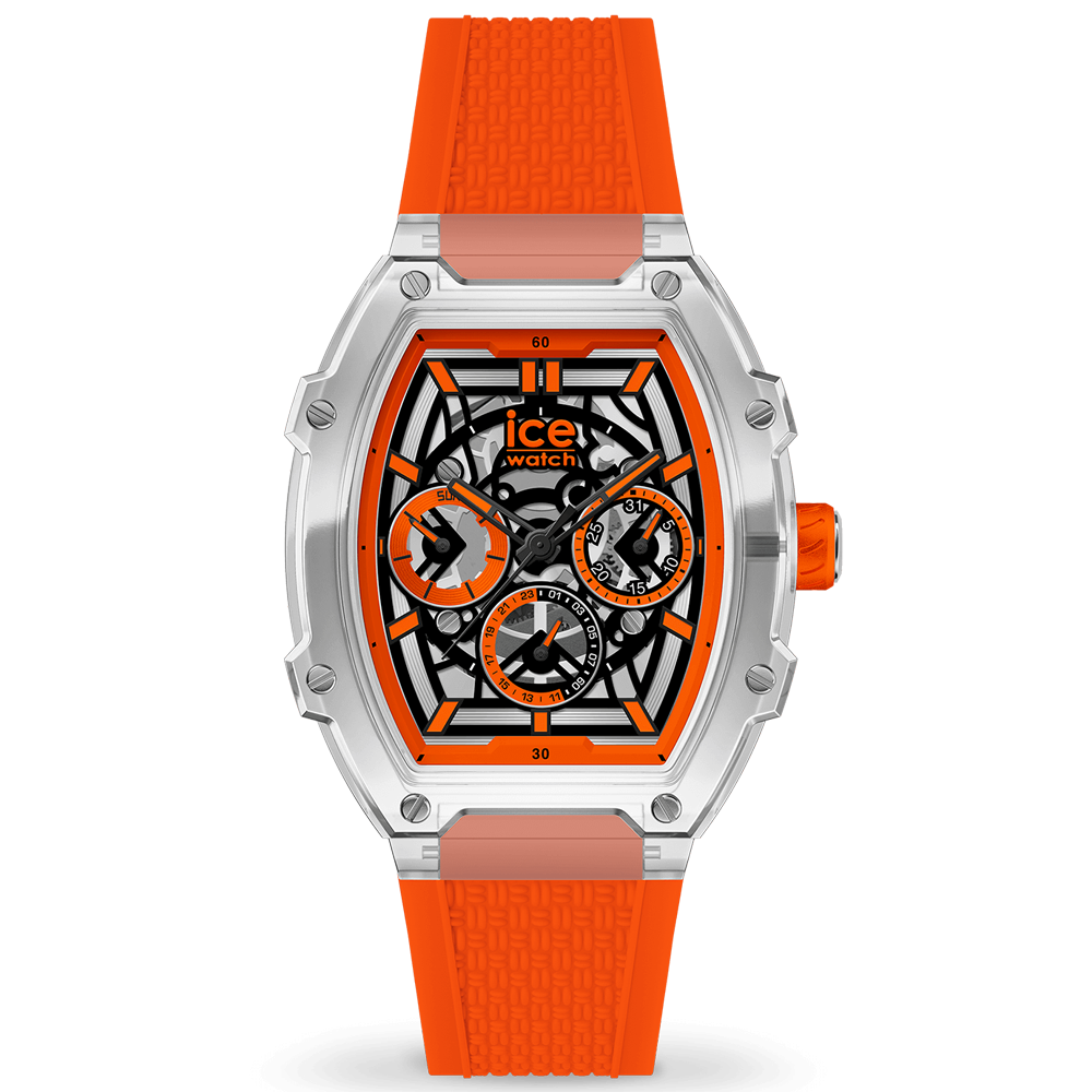 Montre ICE WATCH, ICE BOLIDAY CLEAR ORANGE, Médium 40 MM 024285