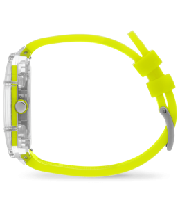 ICE-Watch Boliday Clear Yellow 40 mm. Montre Fluorescente