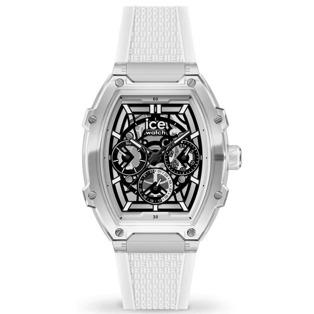 Montre ICE WATCH, ICE BOLIDAY CLEAR WHITE, Médium 40 MM 024289