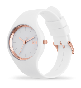 Montre ICE GLAM White rose-gold 37 mm. Élégance féminine