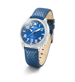 Montre Rafale Solo Display cuir bleu homme 666029