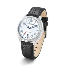 Montre Rafale Solo Display COACH acier cuir noir 666030