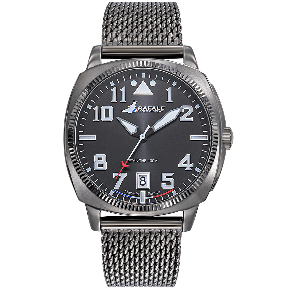 Montre Homme Rafale solo display, ligne COACH, acier PVD canon de fusil 666032