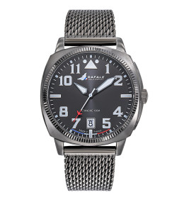 Montre Homme Rafale solo display, ligne COACH, acier PVD canon de fusil 666032