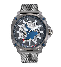 Montre Homme Rafale solo display, Automatique, ligne PILOTE, acier PVD canon de fusil 666040