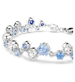 Bracelet Swarovski Constella bleu métal rhodié