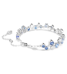 Bracelet Swarovski Constella bleu métal rhodié
