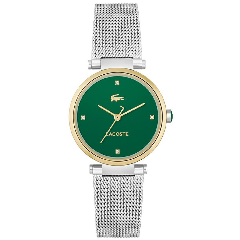 Montre femme Lacoste, Orba, 2 aiguilles, acier bicolore, 2001348