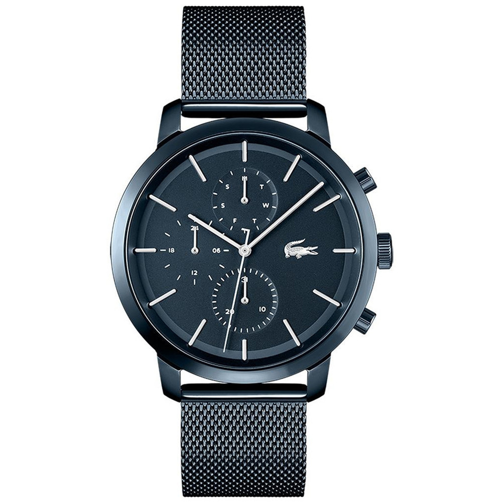 Montre homme Lacoste, Replay, chronographe, acier PVD bleu 2011196
