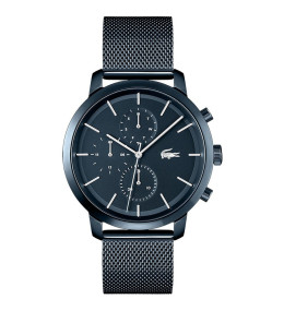 Montre homme Lacoste, Replay, chronographe, acier PVD bleu 2011196
