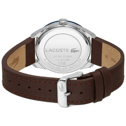 Montre Lacoste Everett Homme Acier & Cuir Bleu/Marron