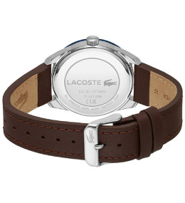 Montre Lacoste Everett Homme Acier & Cuir Bleu/Marron