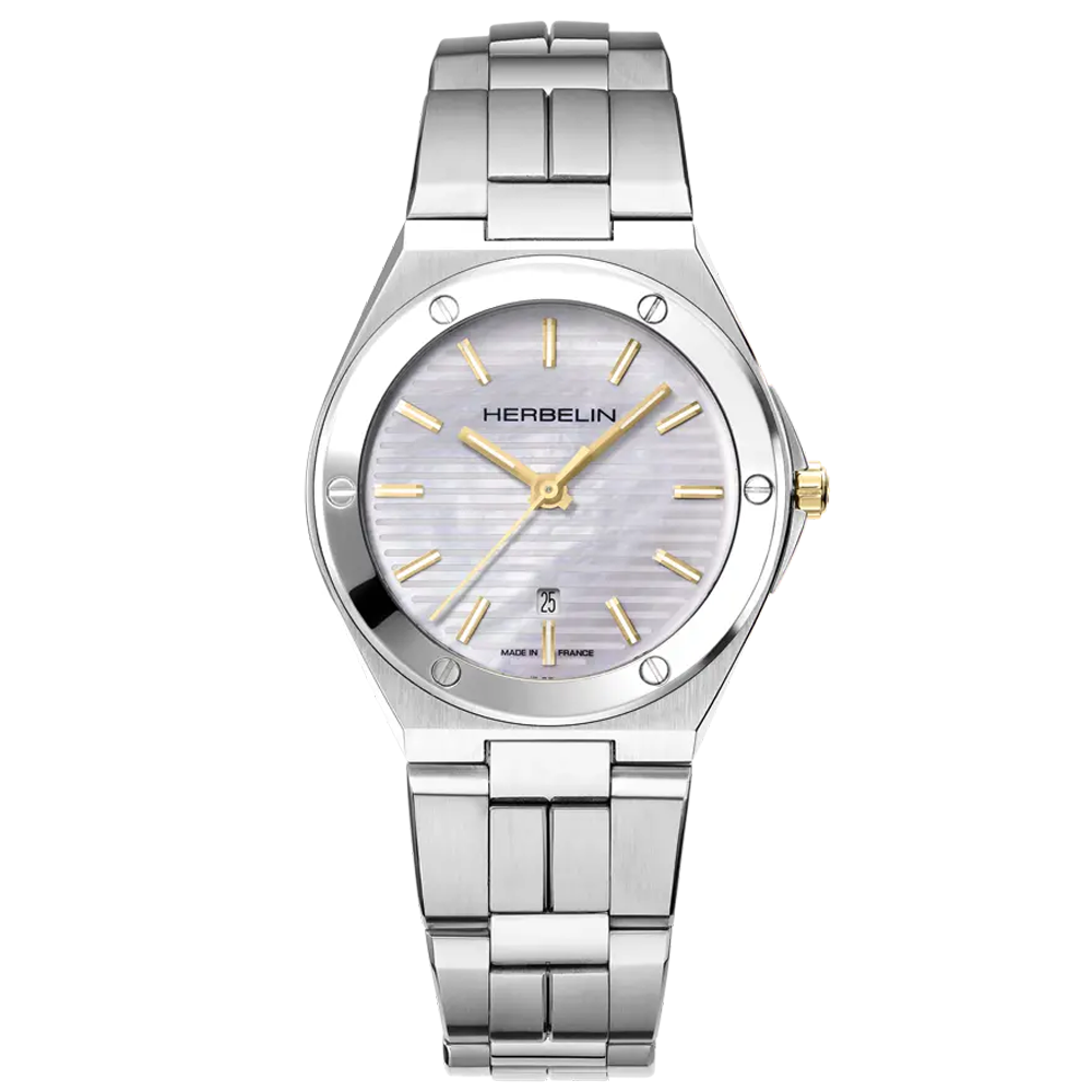 Montre femme MICHEL HERBELIN Cap Camarat en acier 14545B19T