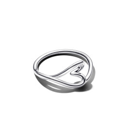 Bague Pandora Cœur organique argent 925 – 194361C00