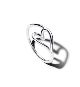 Bague Pandora coeur organique petit modèle en argent 925/1000, 194361C00