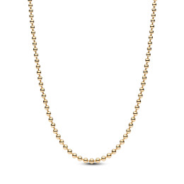 Collier Pandora Moments sphères métalliques en métal doré or jaune 585/1000 364354C00-50