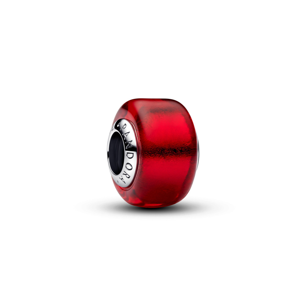 Charm Pandora Murano rouge en argent 925/1000, 794425C00