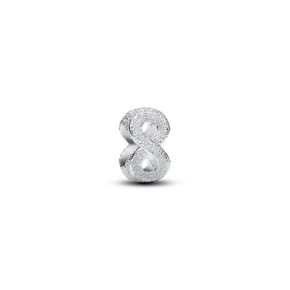 Charm mini Pandora Me/Moments symbole de l'infini texturé en argent 925/1000, 794523C00