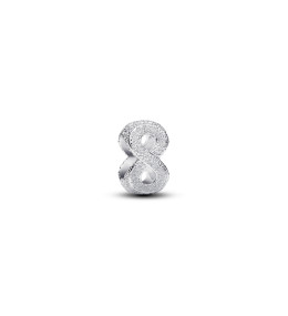 Charm mini Pandora Me/Moments symbole de l'infini texturé en argent 925/1000, 794523C00