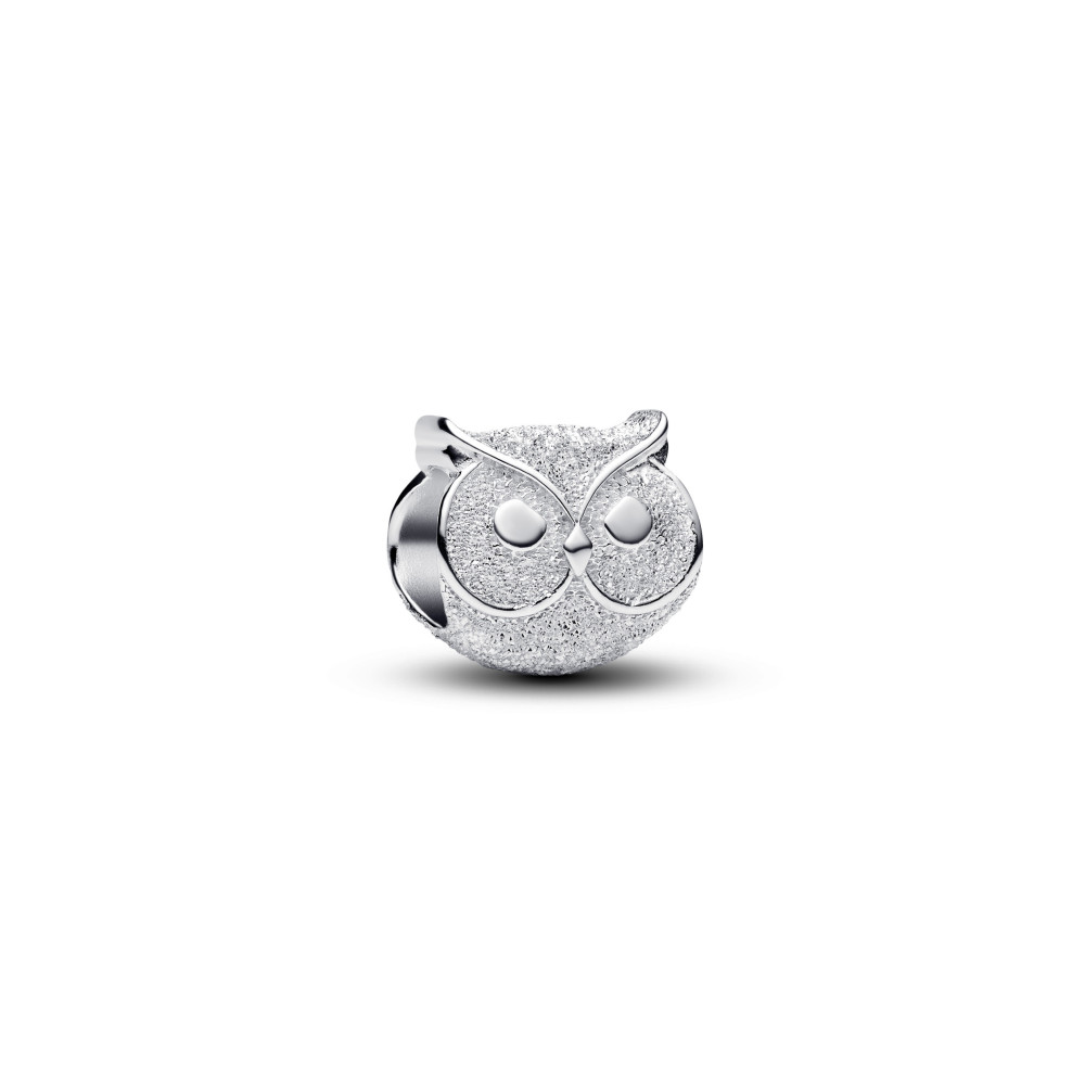 Charm mini Pandora Me/Moments chouette texturé en argent 925/1000, 794525C00