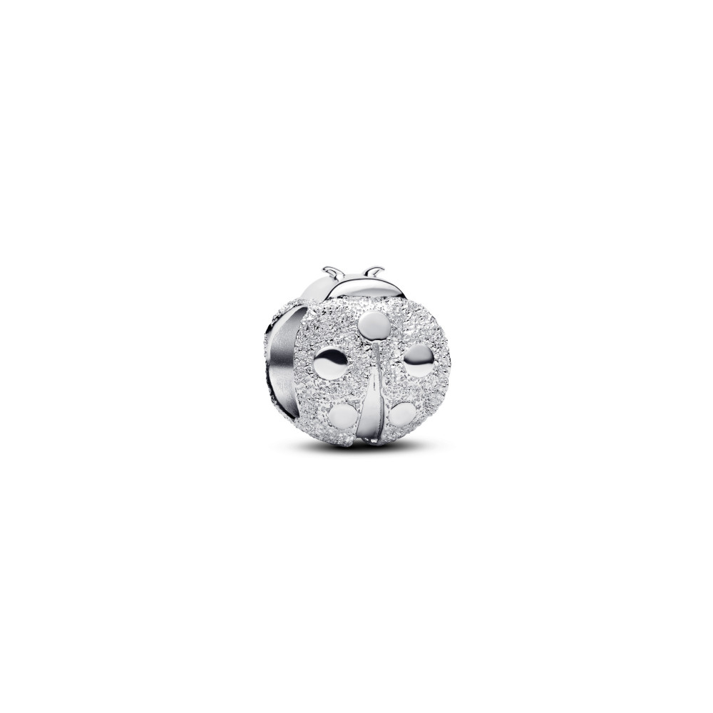 Charm mini Pandora Me/Moments coccinelle texturé en argent 925/1000, 794527C00