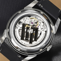Montre Lip Annapurna Automatique Homme acier cuir 676010