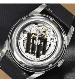 Montre Lip Annapurna Automatique Homme acier cuir 676010