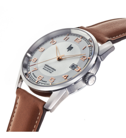 Montre Lip Annapurna 676011 Automatique cuir brun