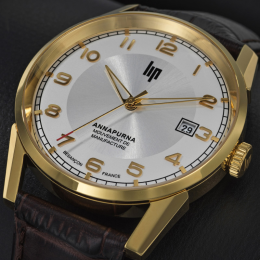 Montre Lip Annapurna Automatique PVD Jaune 676012
